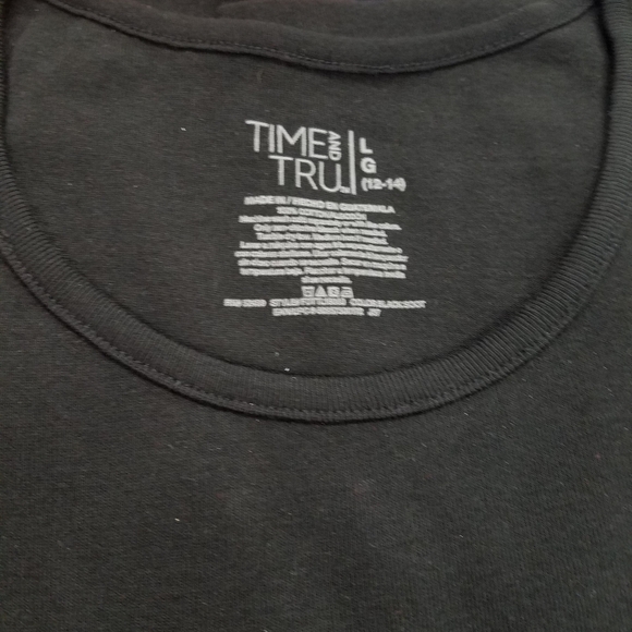 Set 3 Time & Tru Large (12-14) Black Red G… - Picture 2 of 4
